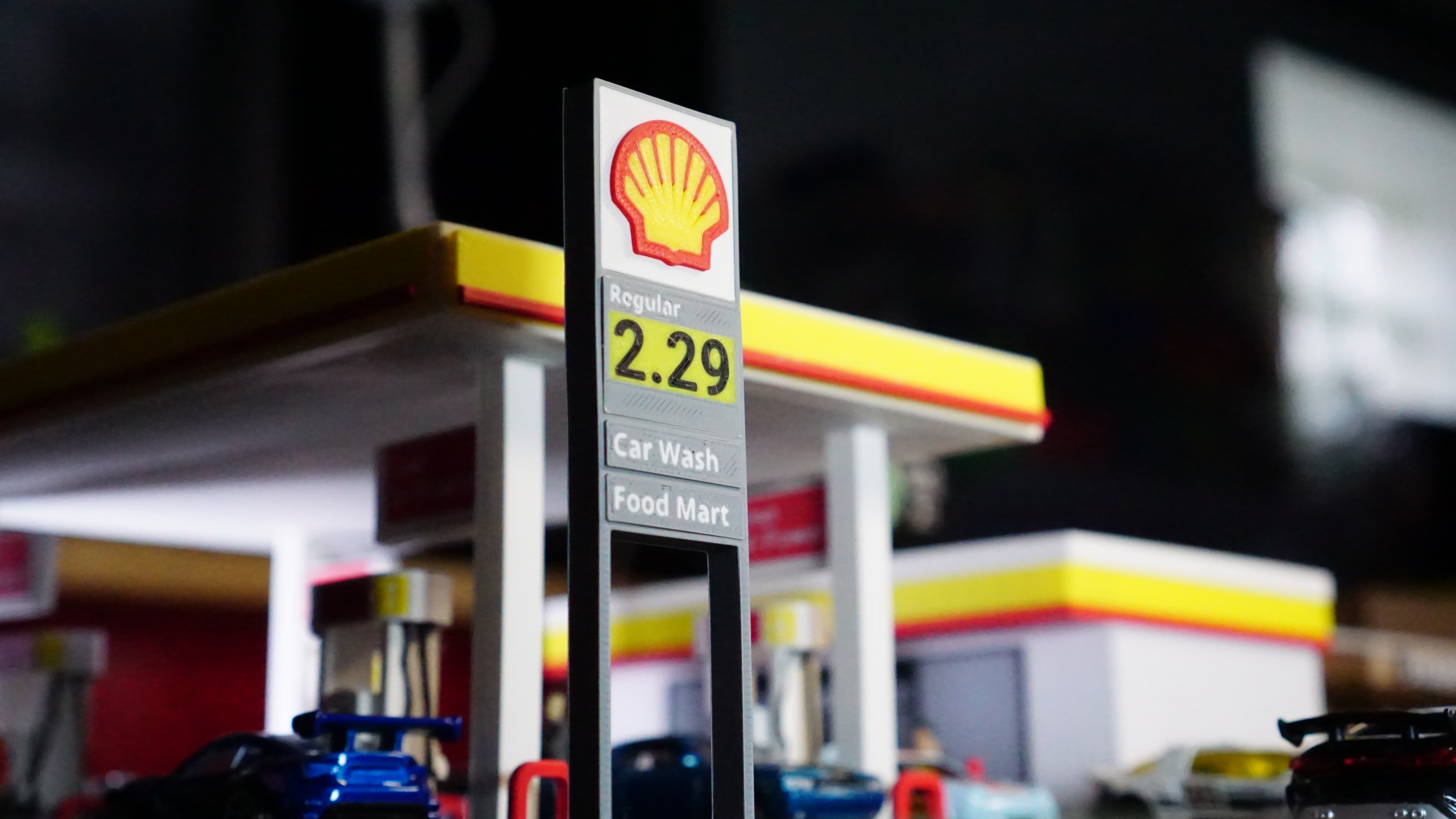 Shell Gas Station Model Set - 1:64 Scale Diorama — thumbnail 10