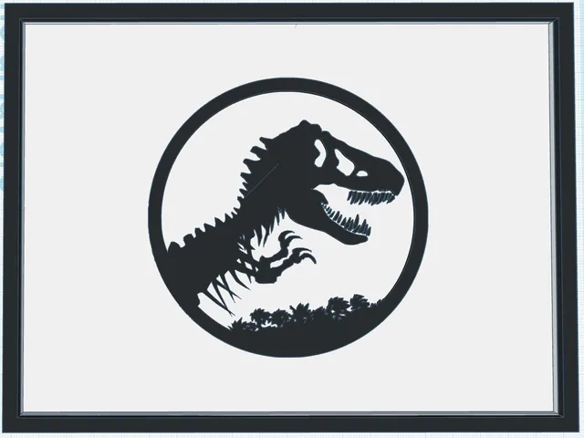 Jurassic Park Wall Plaque – T-Rex Silhouette 15x20cm