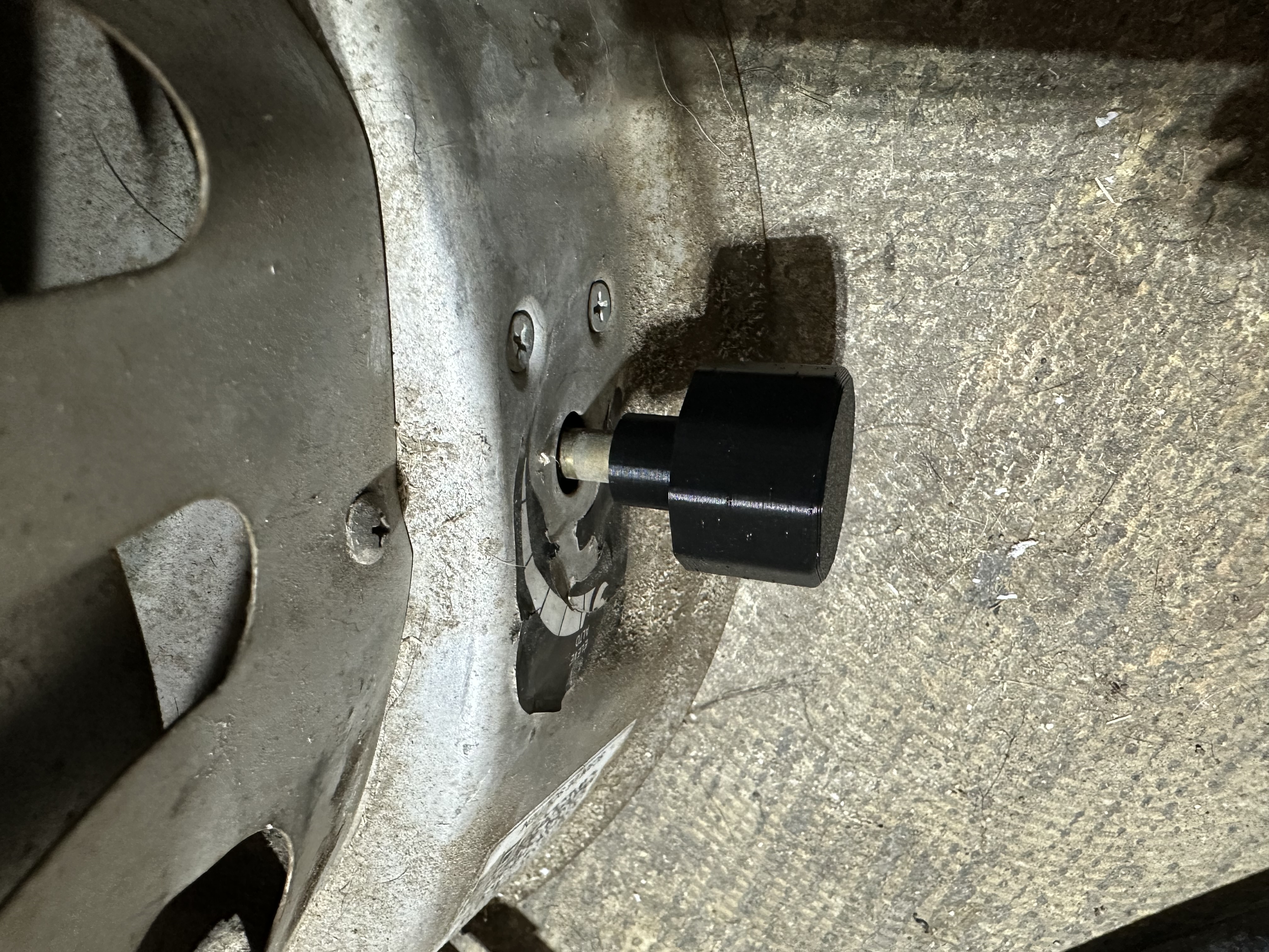 Propane heater knob