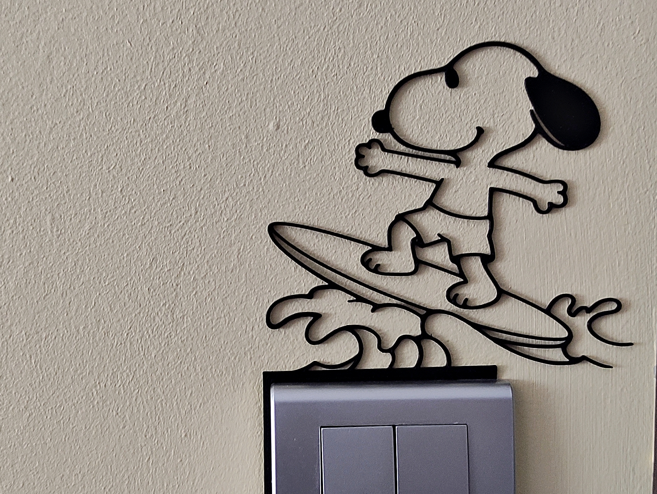 Snoopy Light Switch / Outlet Decoration - Model 70
