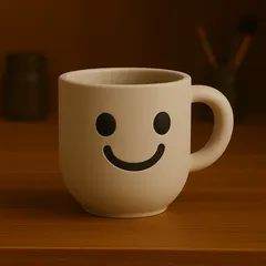 Smile Mug – Minimalist Ceramic Cup