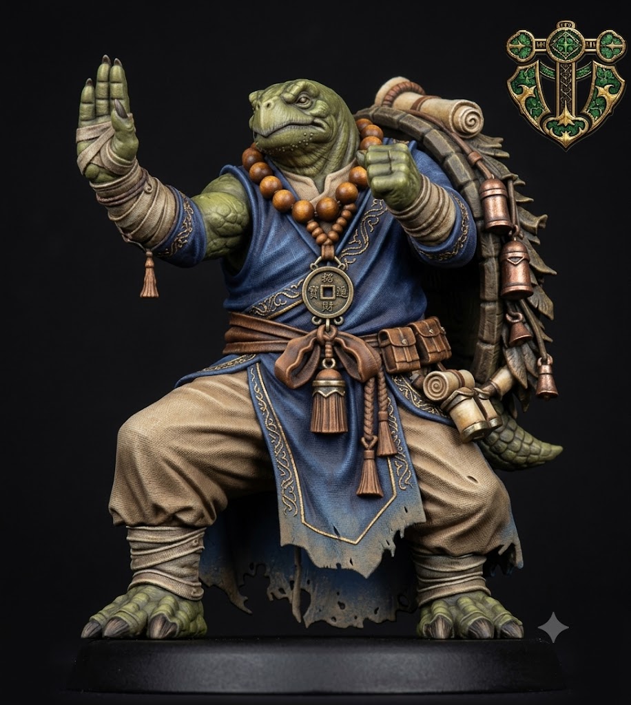 Miniatura 2 do modelo 3D Tortle Monk