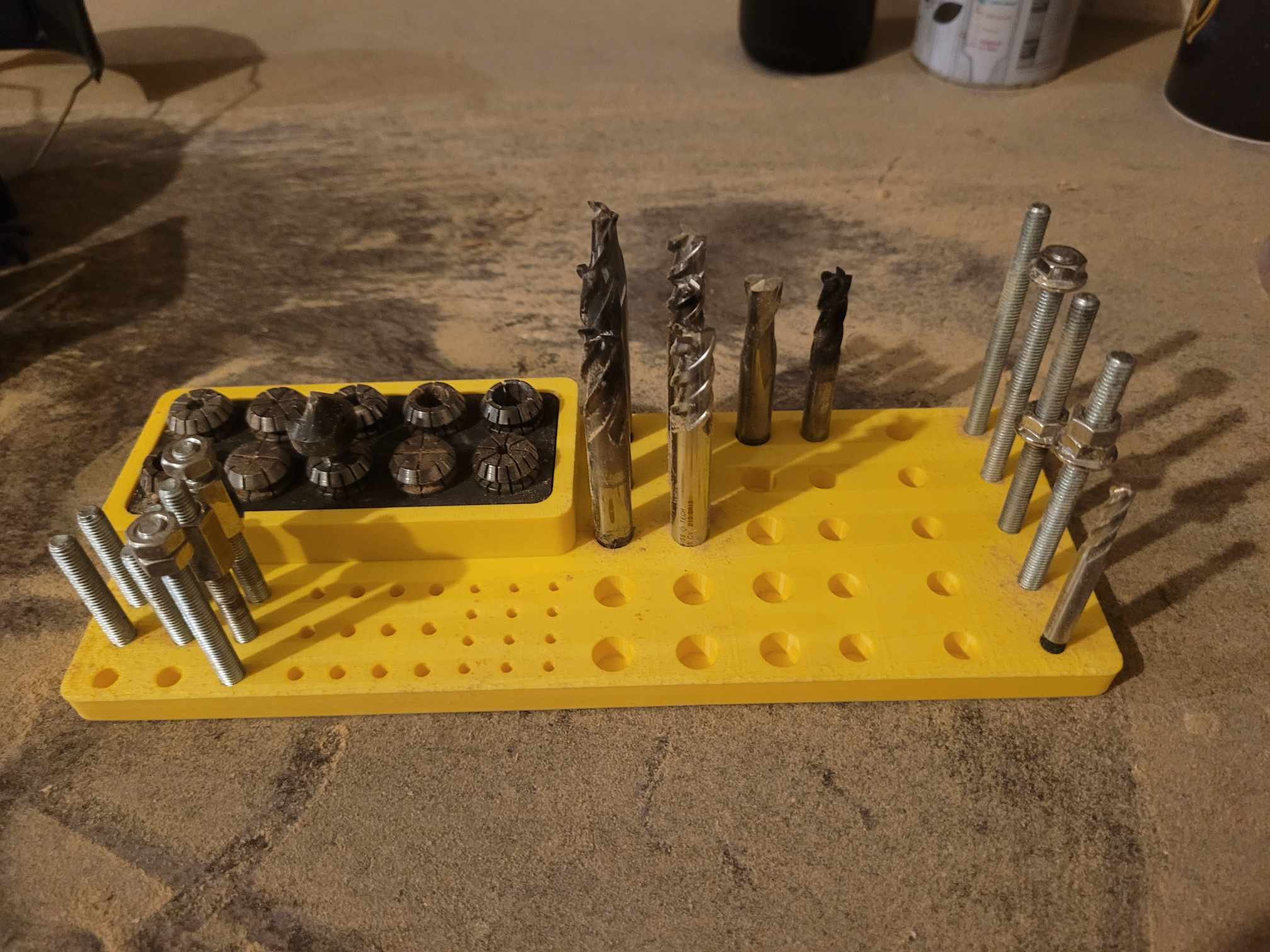 Endmill and collet holder