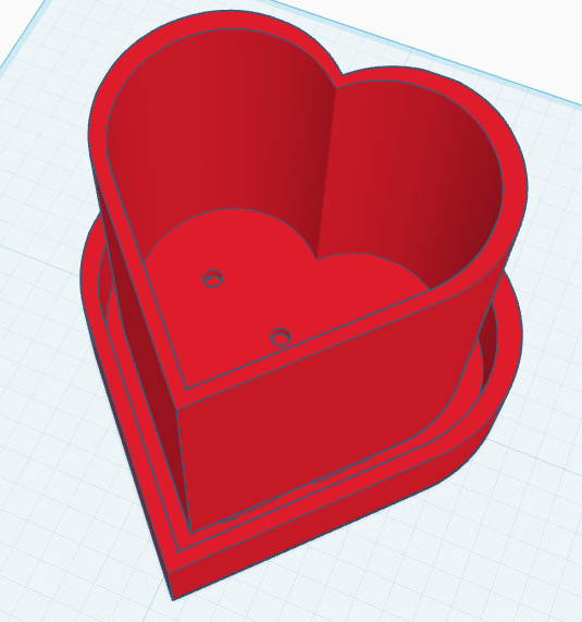Heart Self Watering Pot