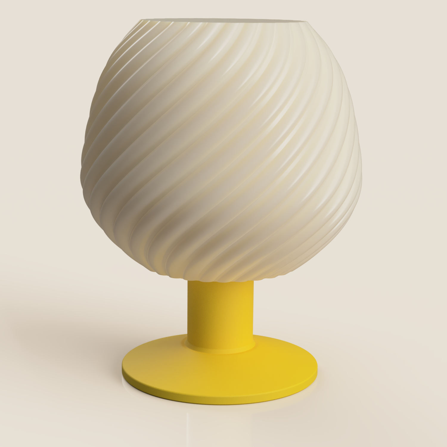 Twisted Ribbed Globe Lamp — miniatura 9