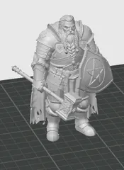 D&D Dwarf Paladin - Warrior