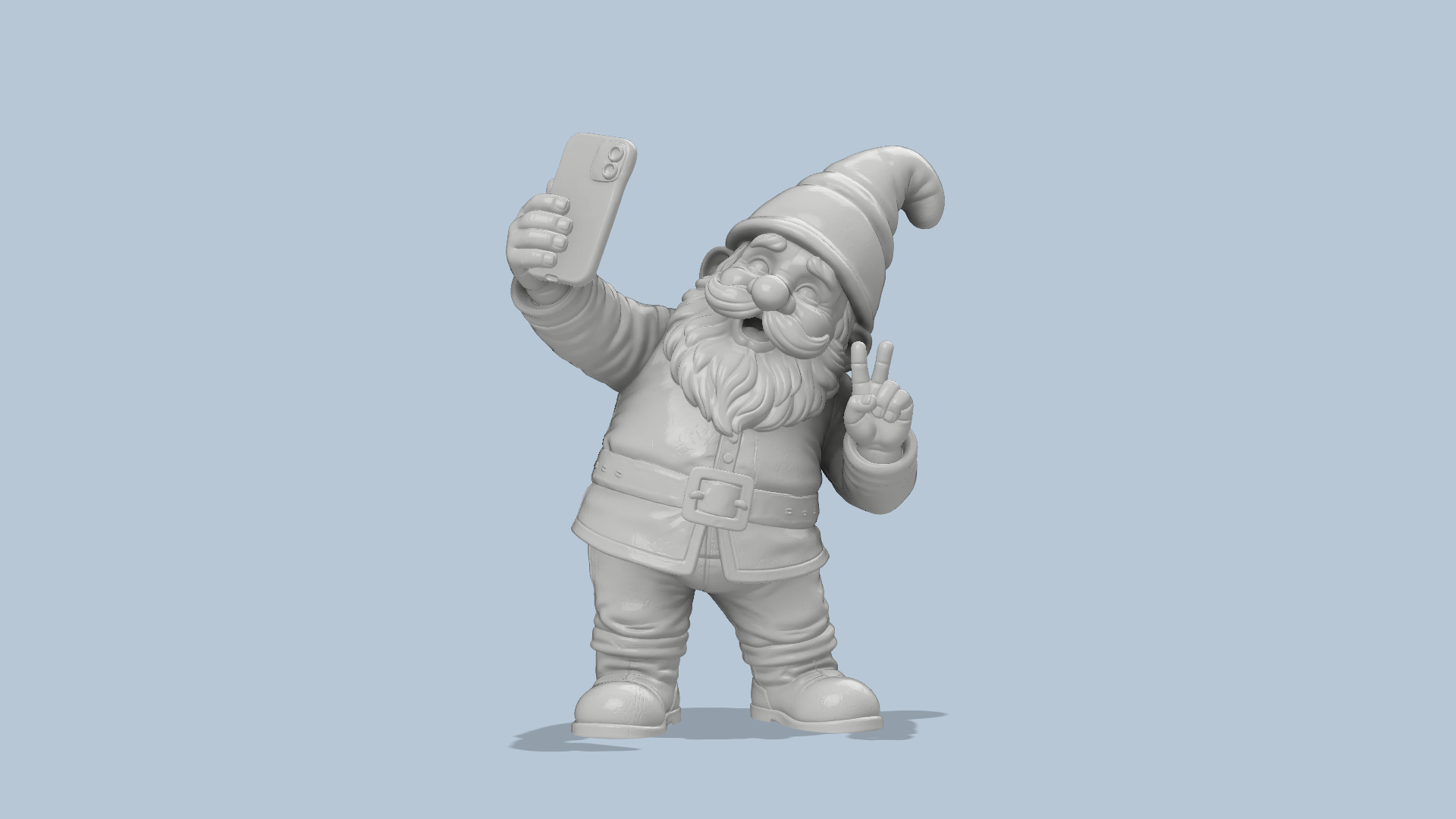 Garden Gnome Selfie Hi-Res