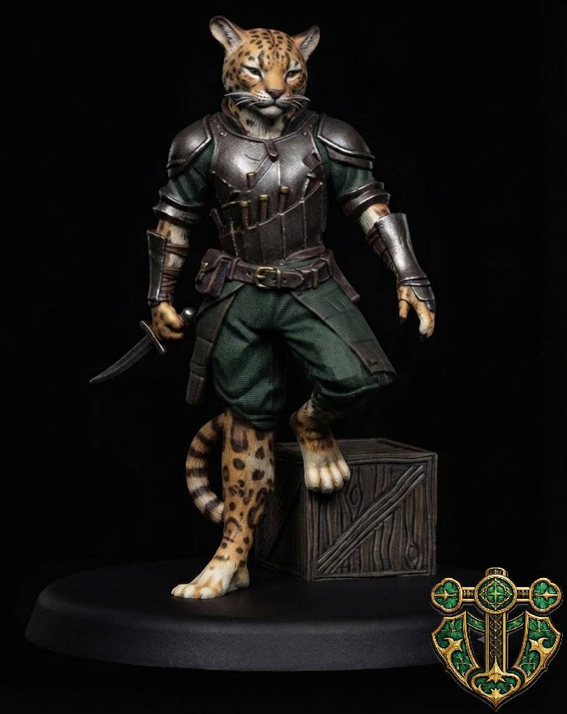 Tabaxi Rogue — miniatura 2