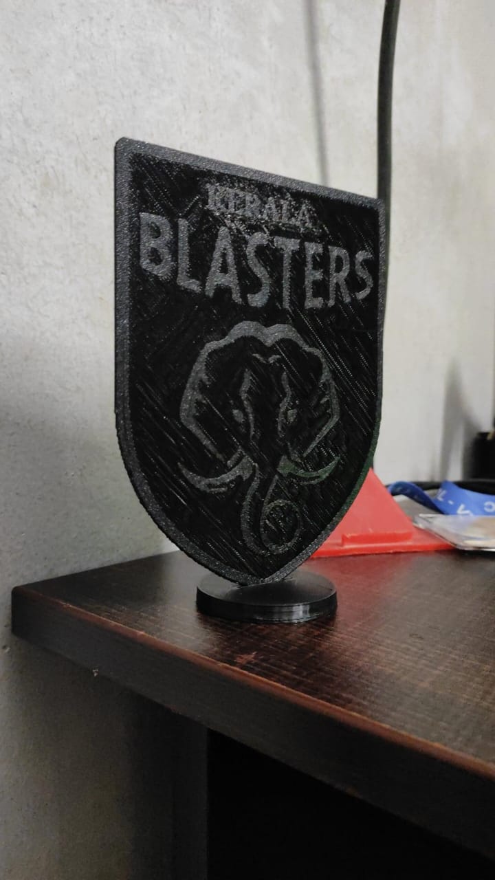 kerala blasters logo 3d model
