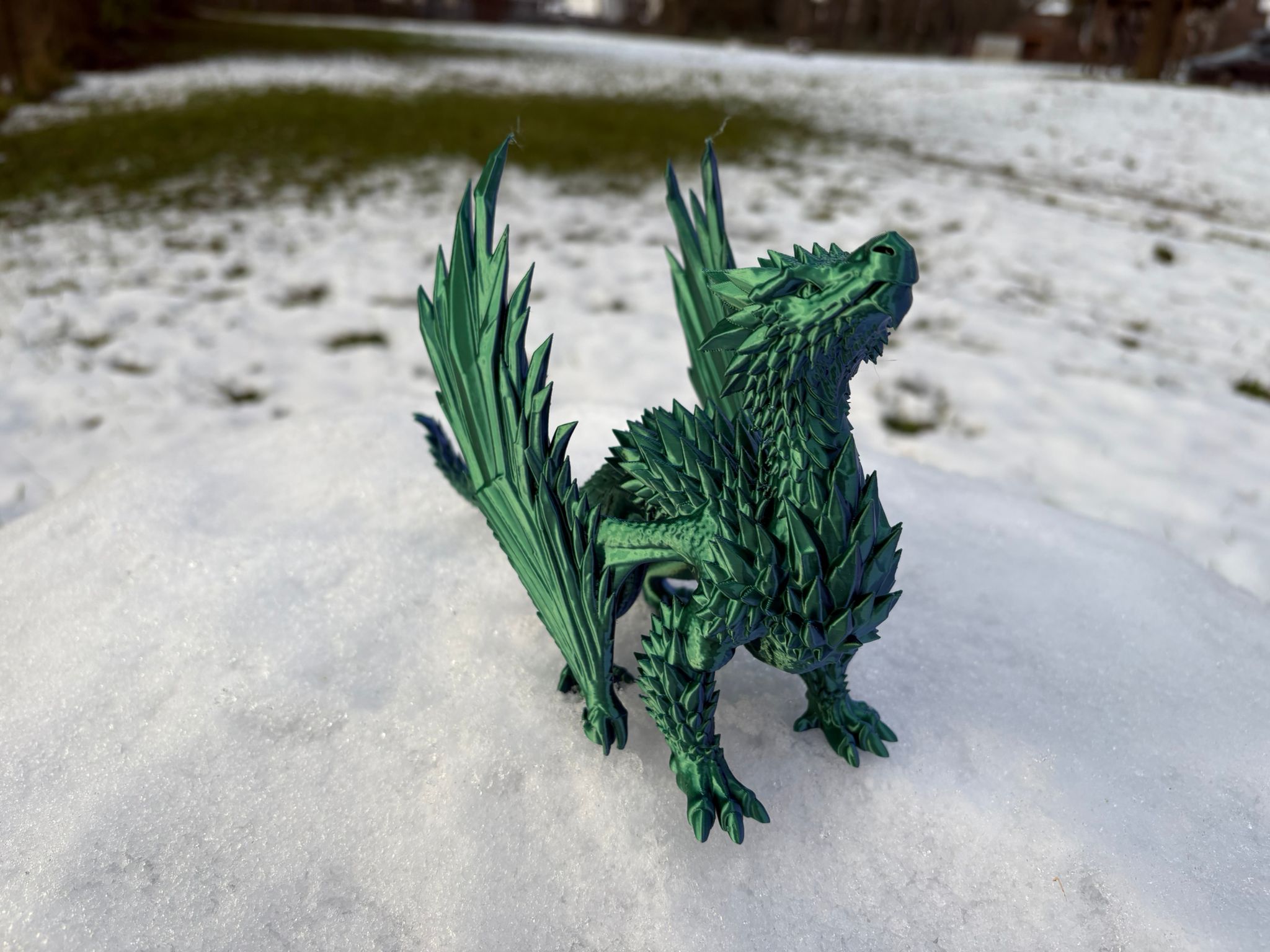 Miniatura 3 do modelo 3D Crystal dragon