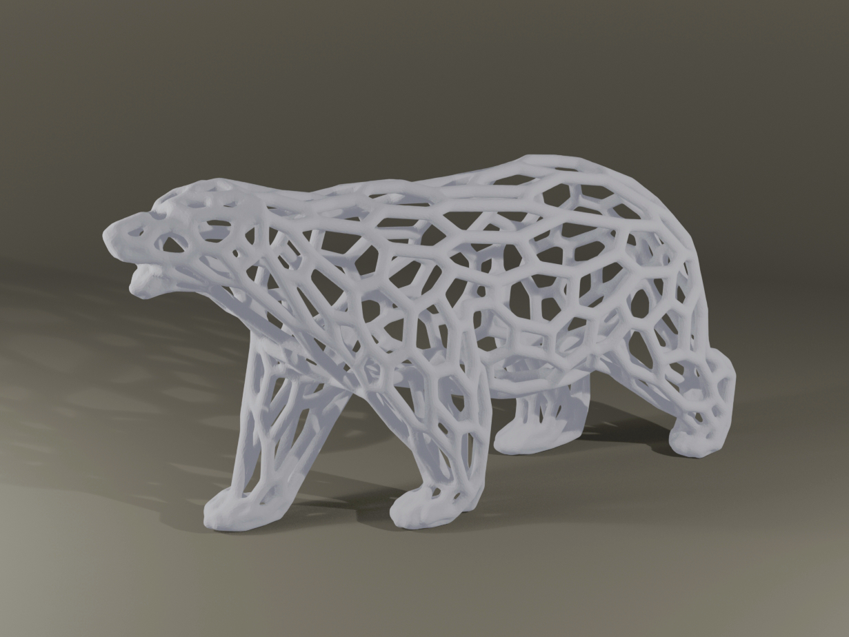 Polar Bear Voronoi