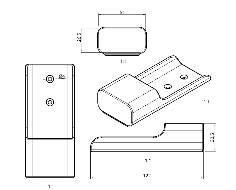 Remote control holder
