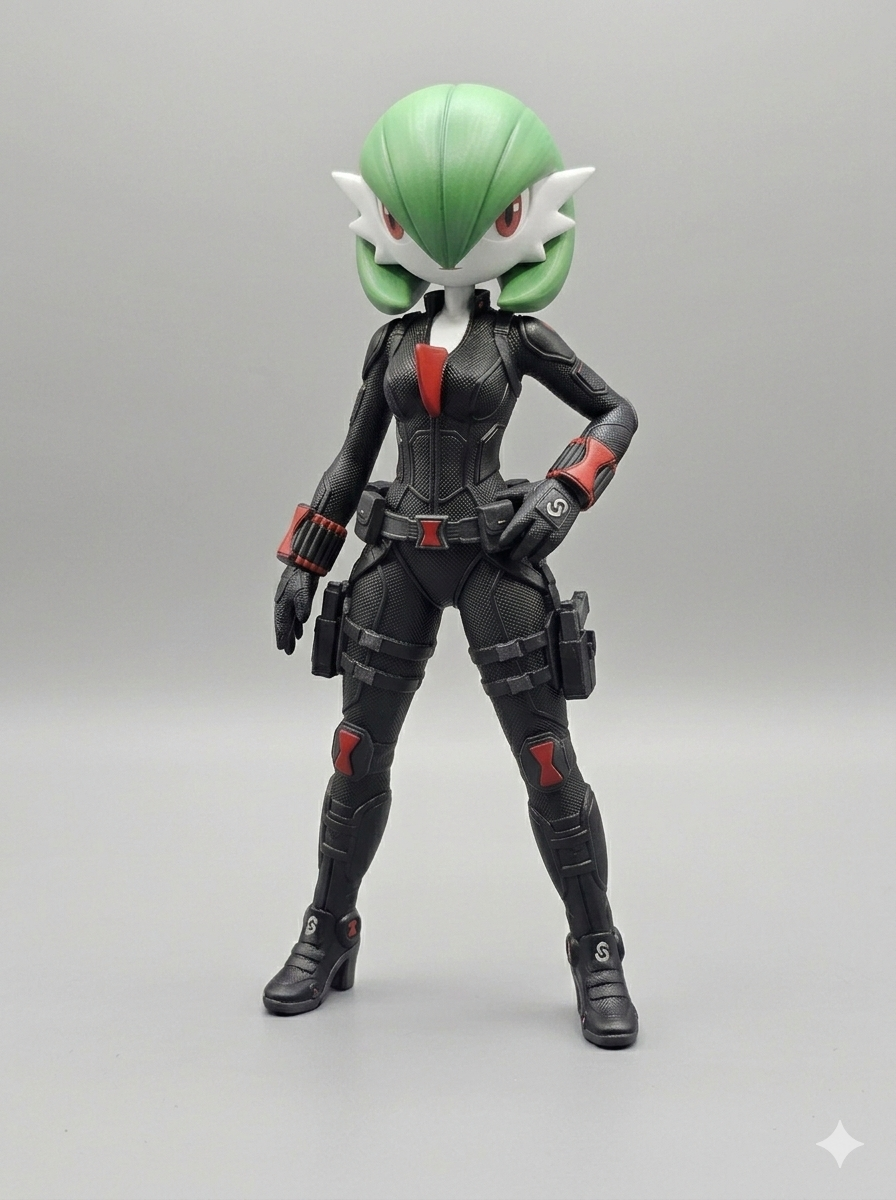 Gardevoir x Black Widow / Pokemon x Marvel