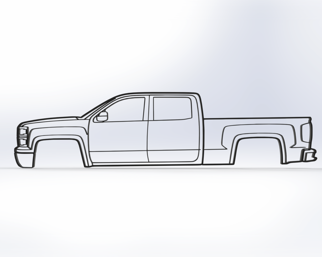 Chevrolet Silverado 3rd Gen Wall Art