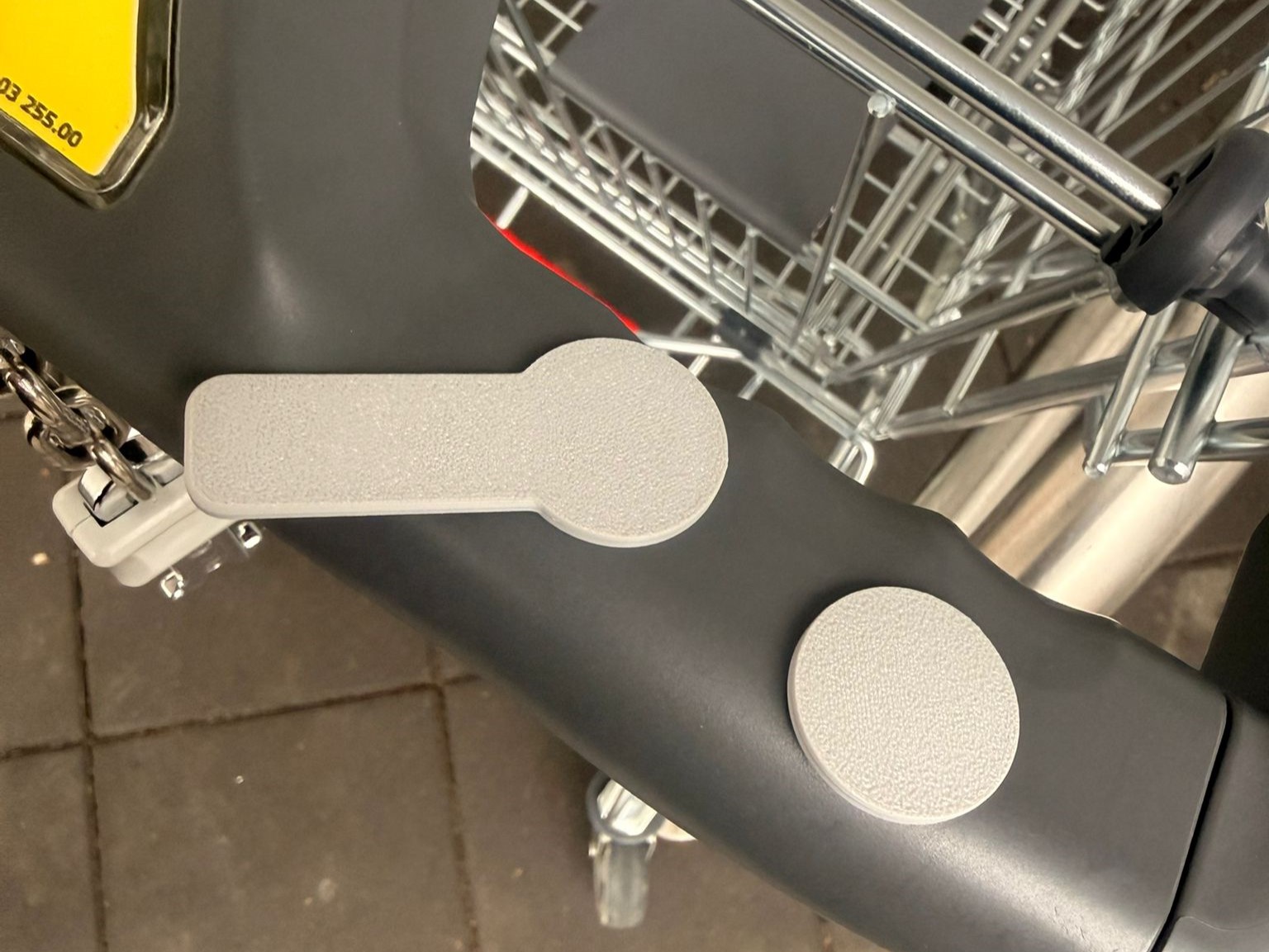 Shopping Cart Token (1€ size) - Coin + Handle