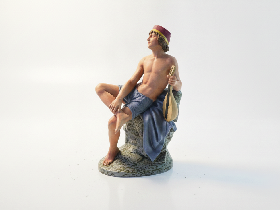 Iron Neapolitan Fisherman Classical Statue 3D Printable