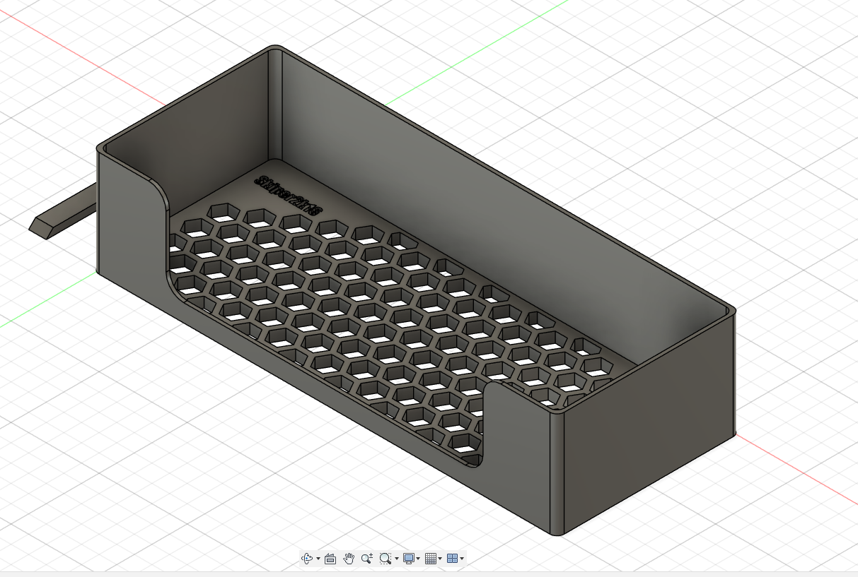 Vegetable Storage Container for Fridge — Compact Organizer 130x50x35 mm