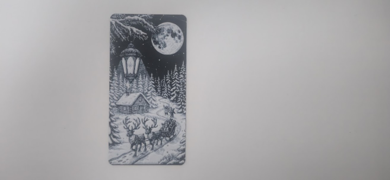 Giant Lantern Reindeer Cabin Bookmark