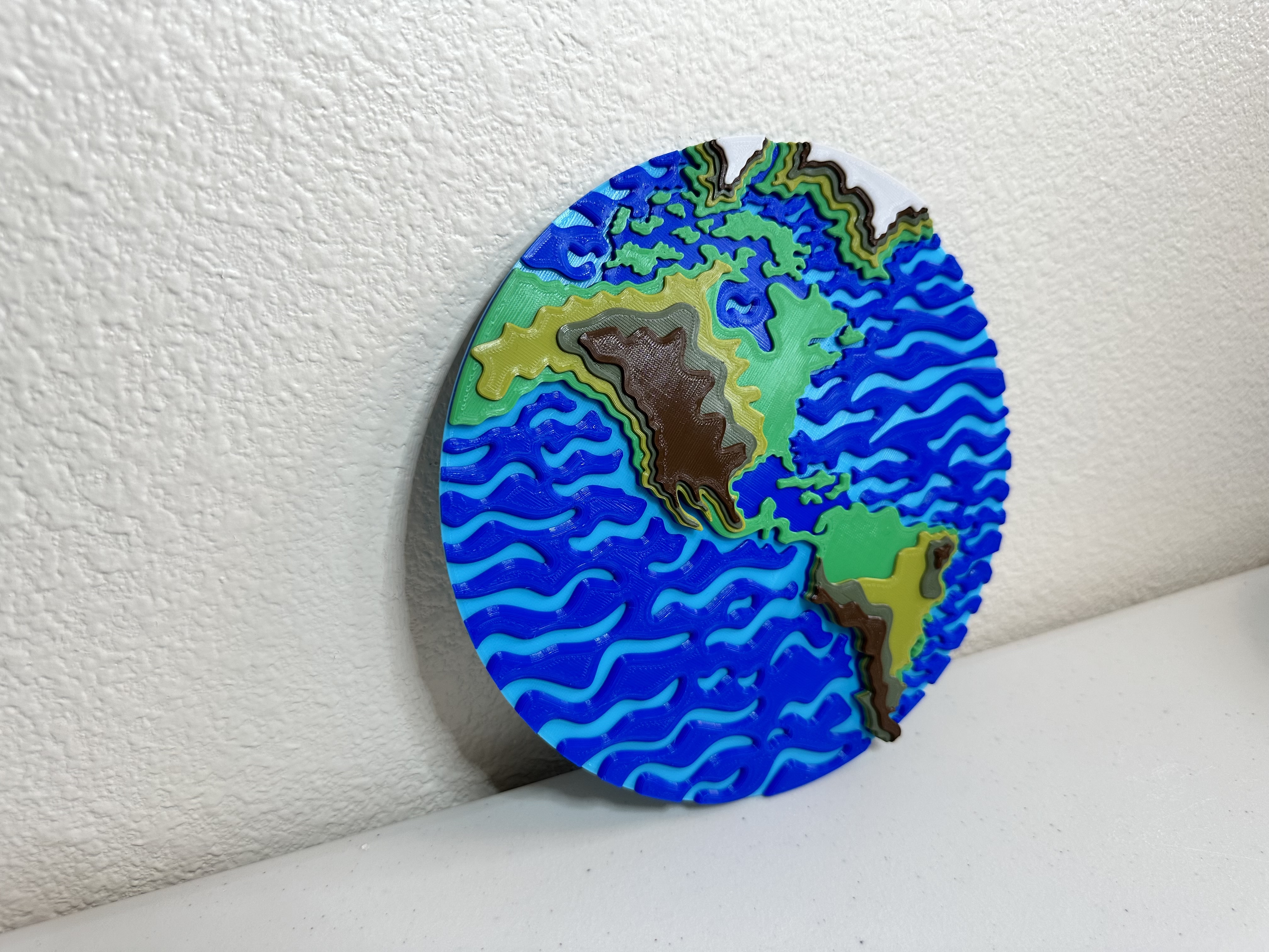 Earth 3D Wall Art