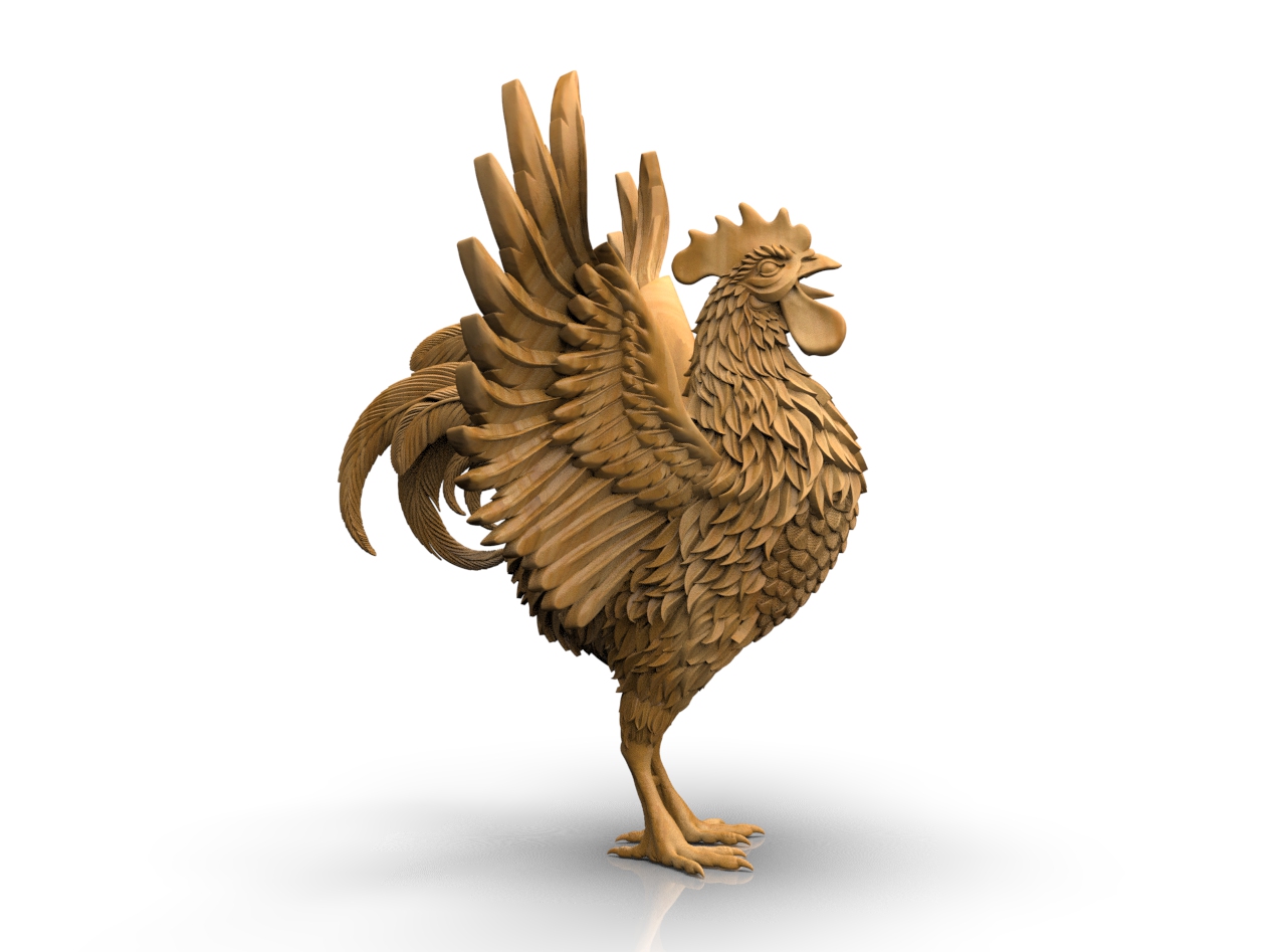 rooster sculpture