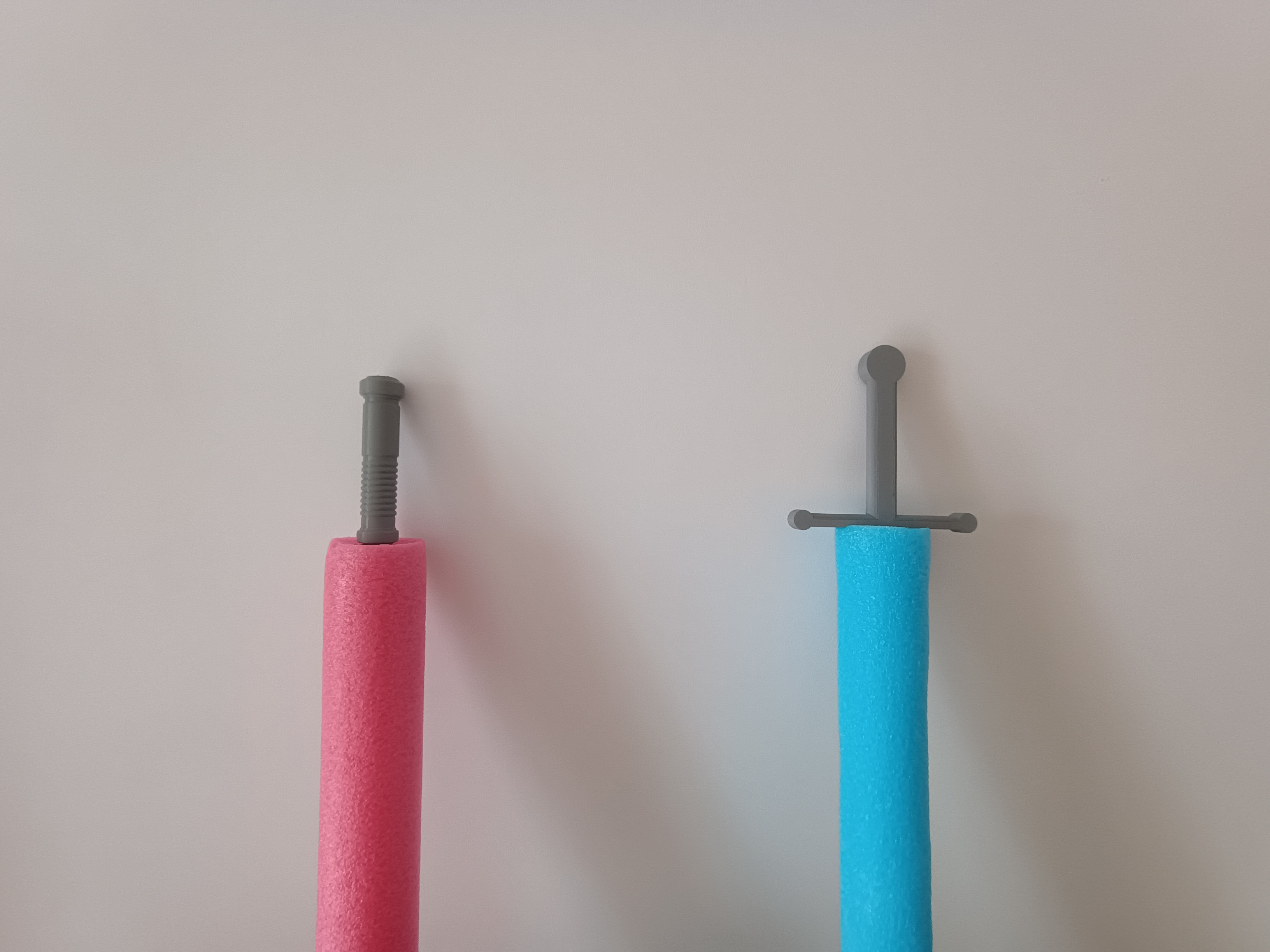 Handle for a Knight/Saber Sword on a Pool Noodle