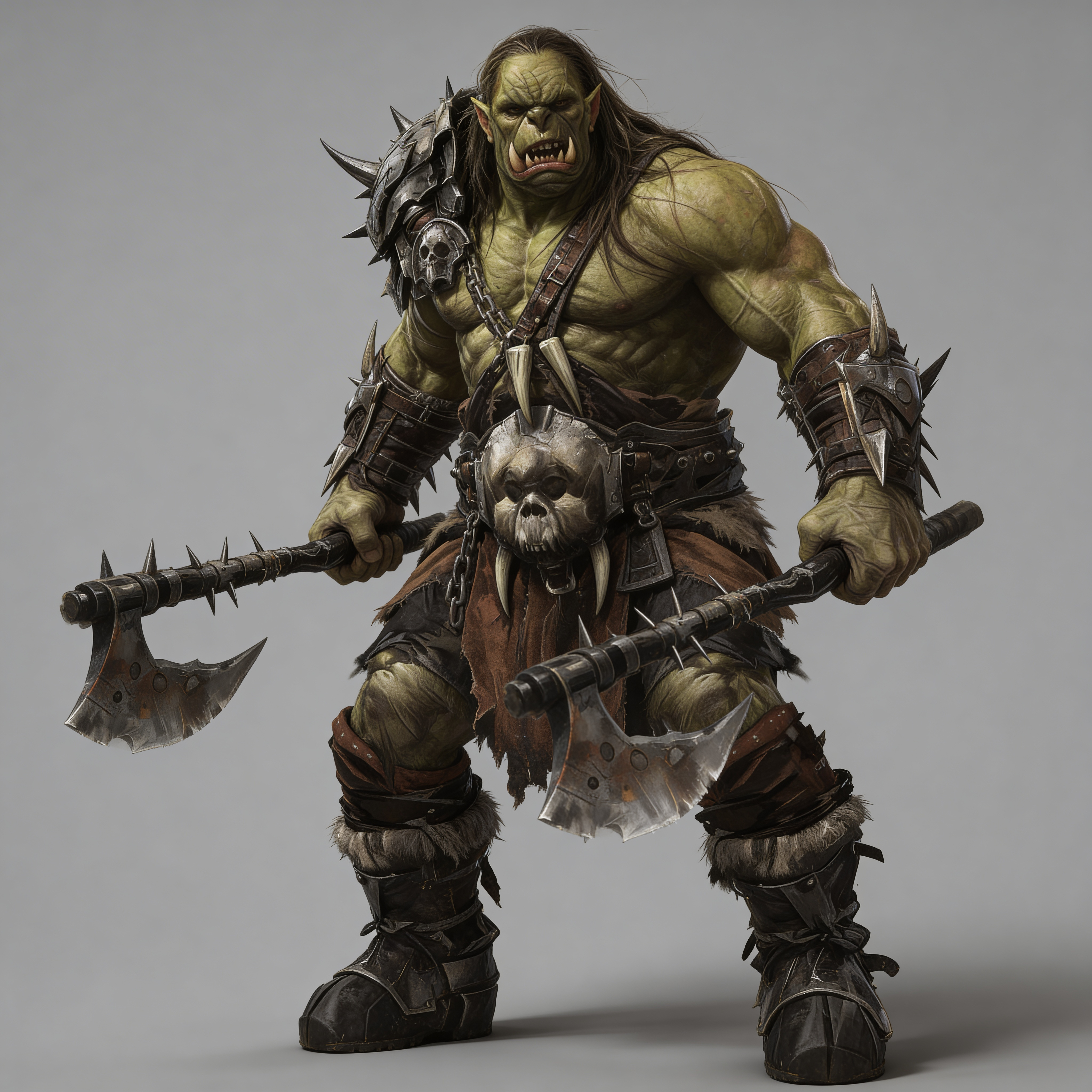 Ork Warrior with Axe 7