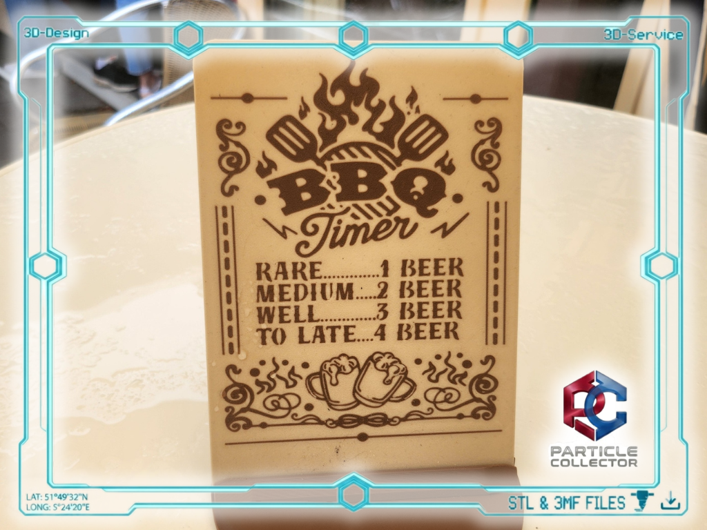 BBQ Timer – Fun & Functional Grill Sign