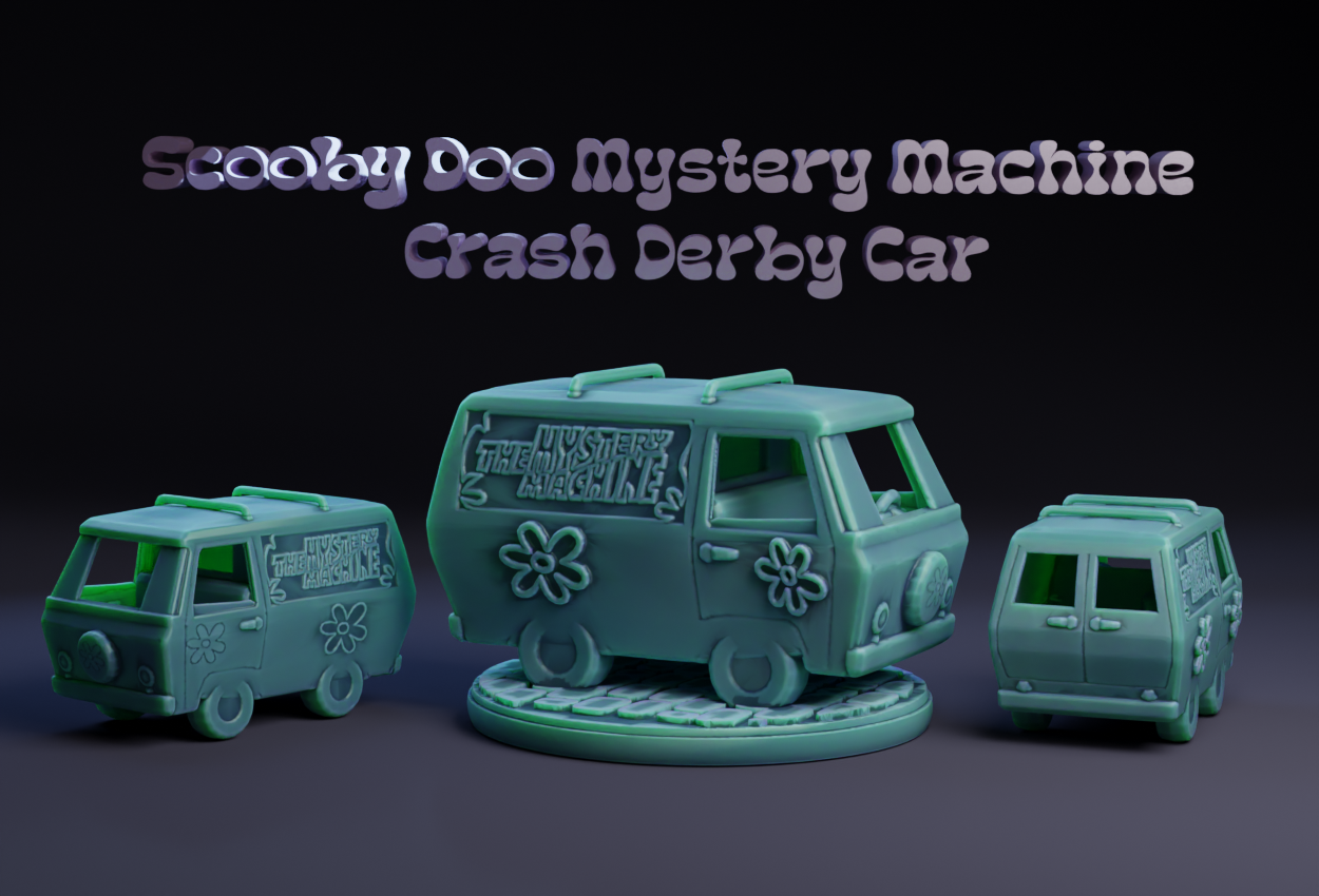 Scooby Doo Mystery Machine : Crash Derby Cars