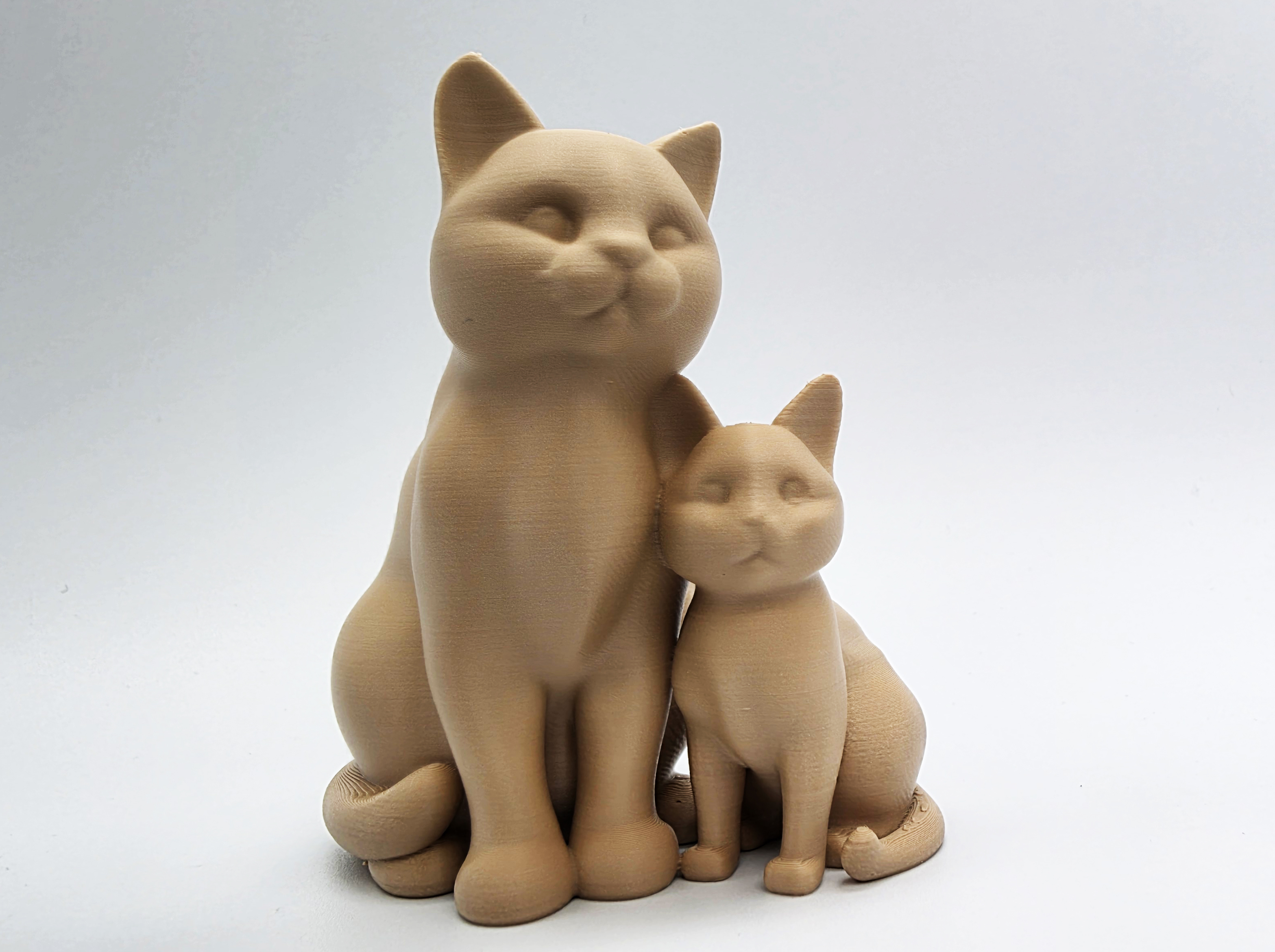 Momma Cat & Baby - No Supports