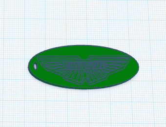 ASTIN MARTIN F1 KEYCHAIN