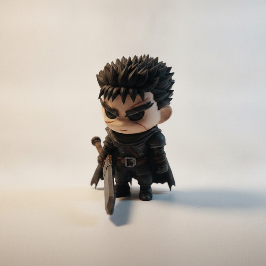 Gladiator Version Of Guts From Berserk Figurine 3D Printable