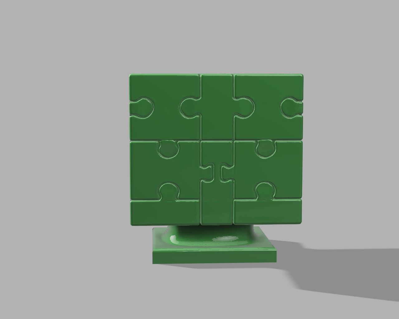 Miniatura 2 do modelo 3D Puzzle Cube Planter