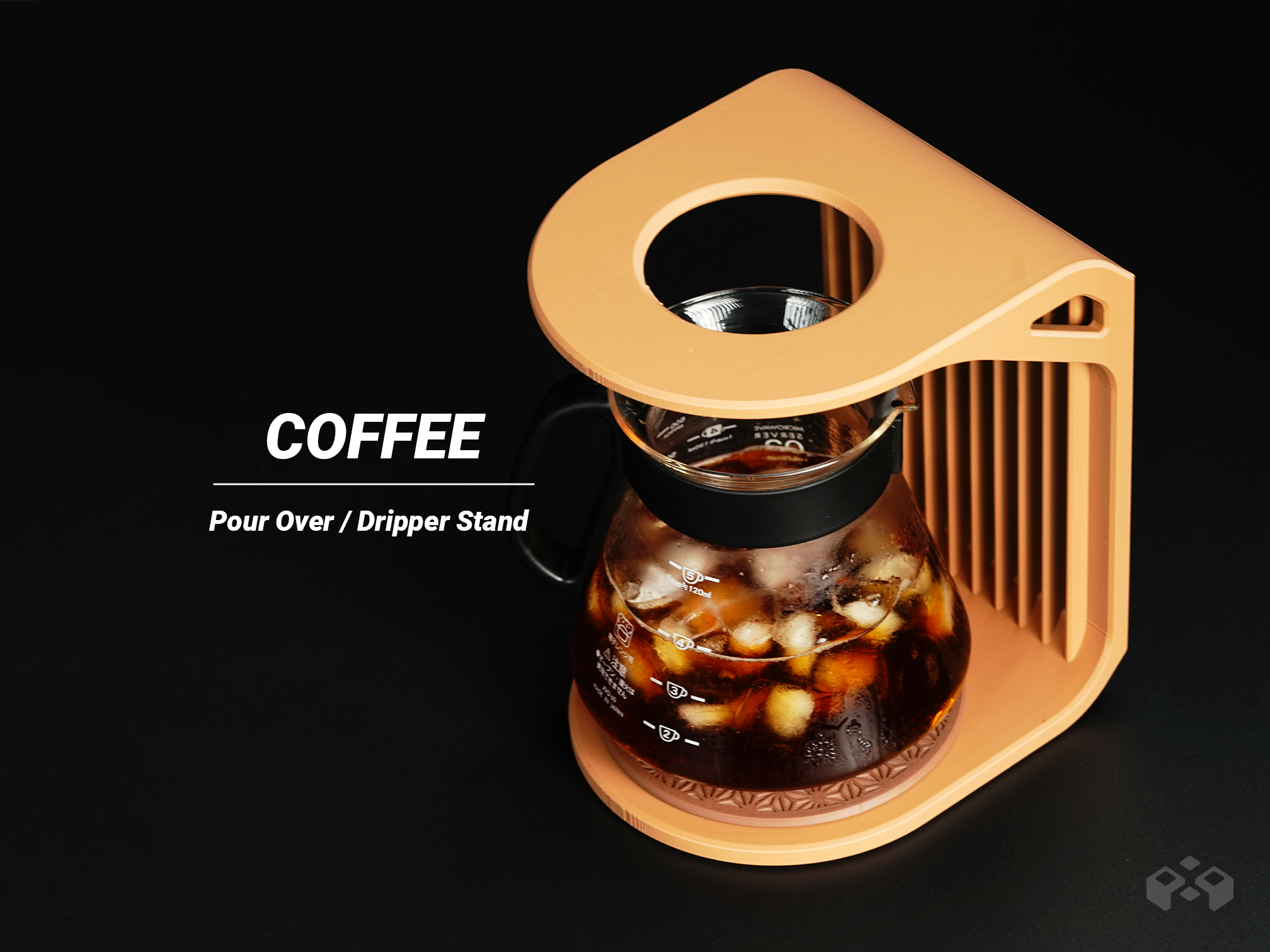 Coffee Dripper Stand with Asanoha Pad