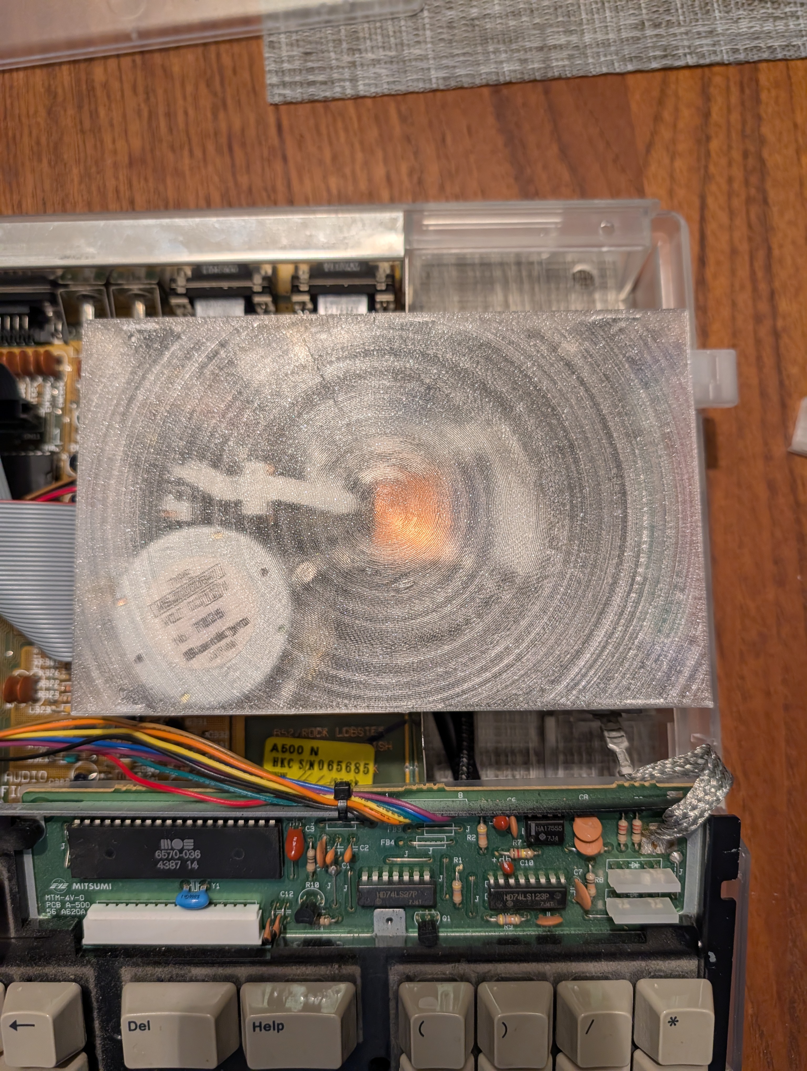 Amiga 500 3.5" Floppy Disk Drive Cover DF0: