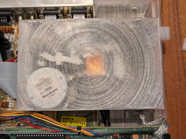 Amiga 500 3.5" Floppy Disk Drive Cover DF0: