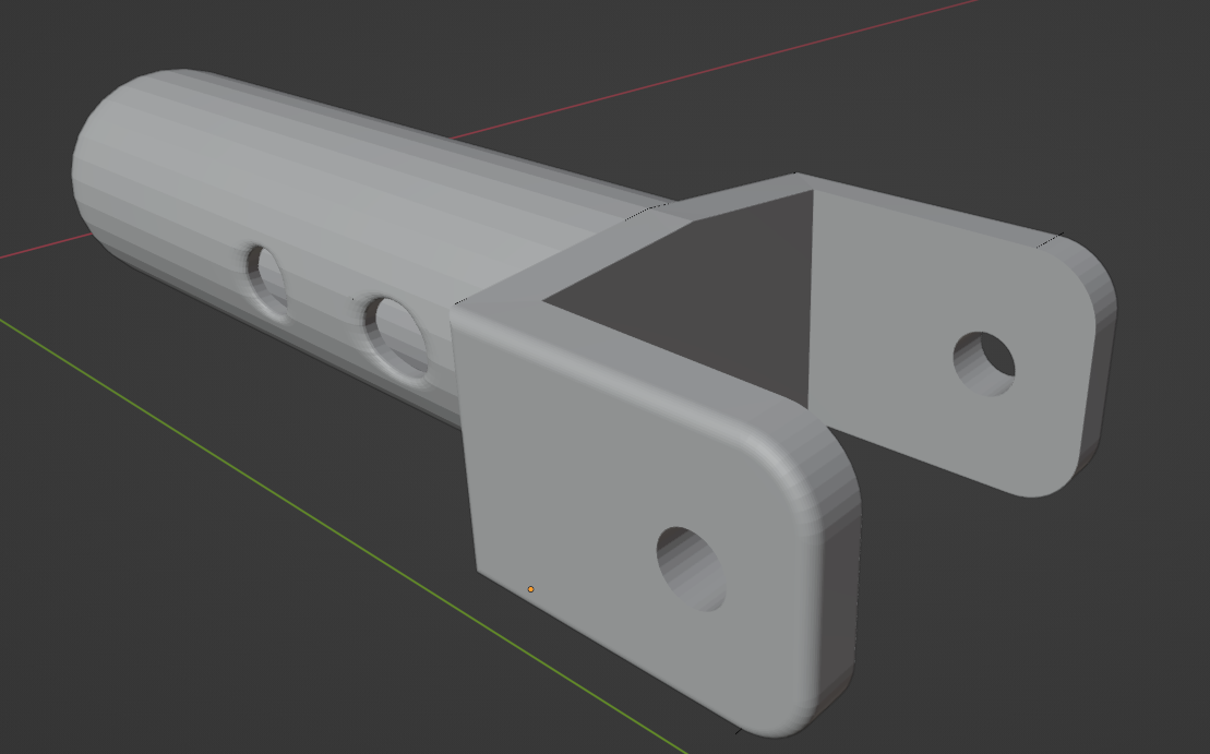 Miniatura 3 do modelo 3D Pool tool pipe bracket