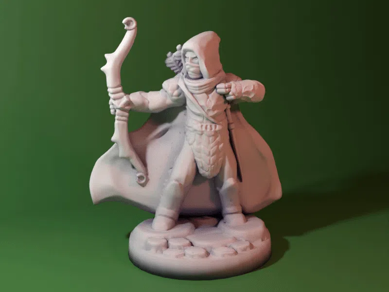 Elf Ranger dnd miniature