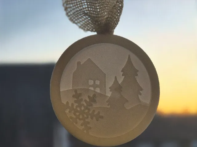 Multi layer Christmas Ornament