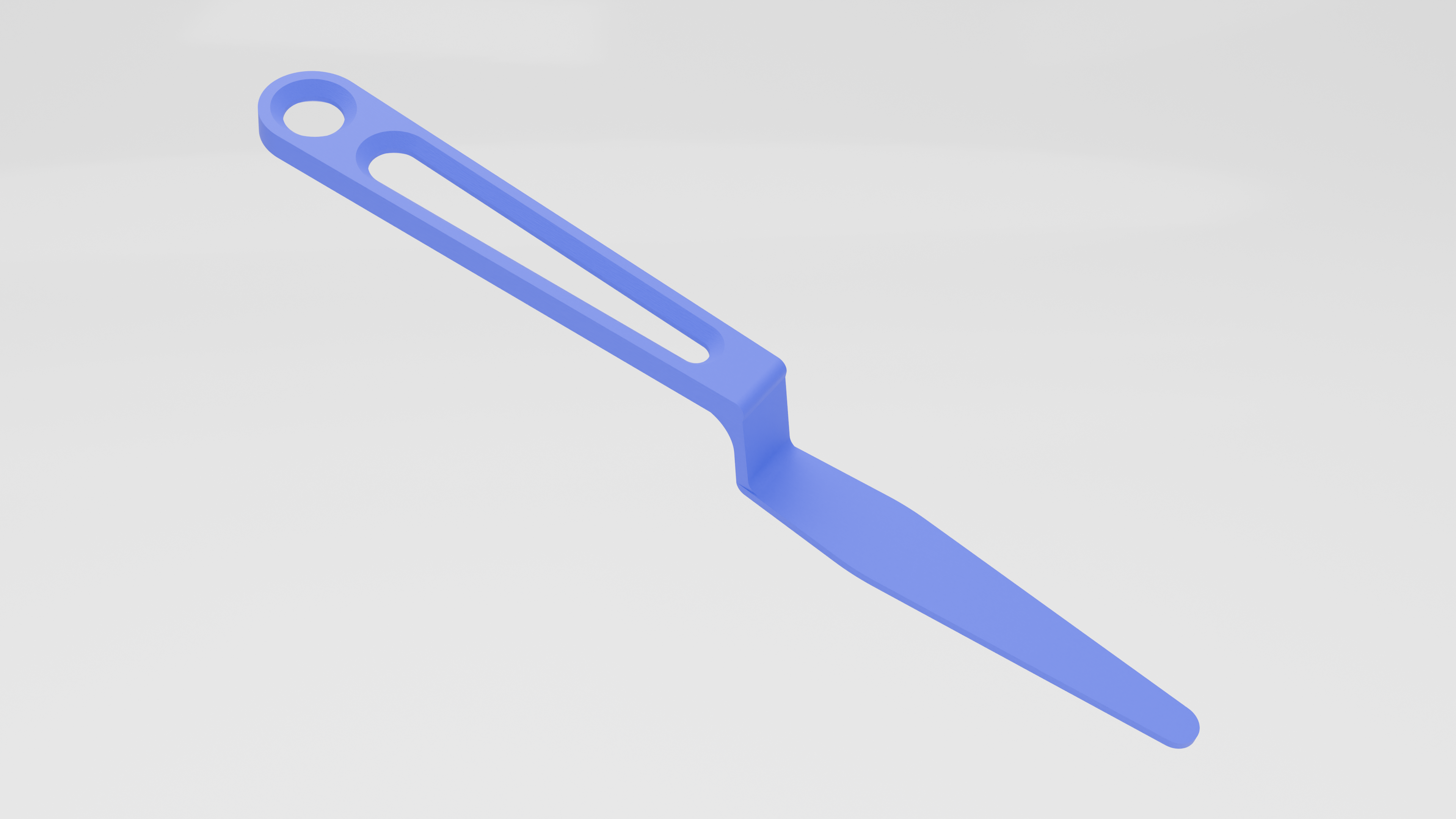 Painting Palette Knife 3D model by Dan