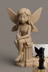 Fairy Sitting on a Column