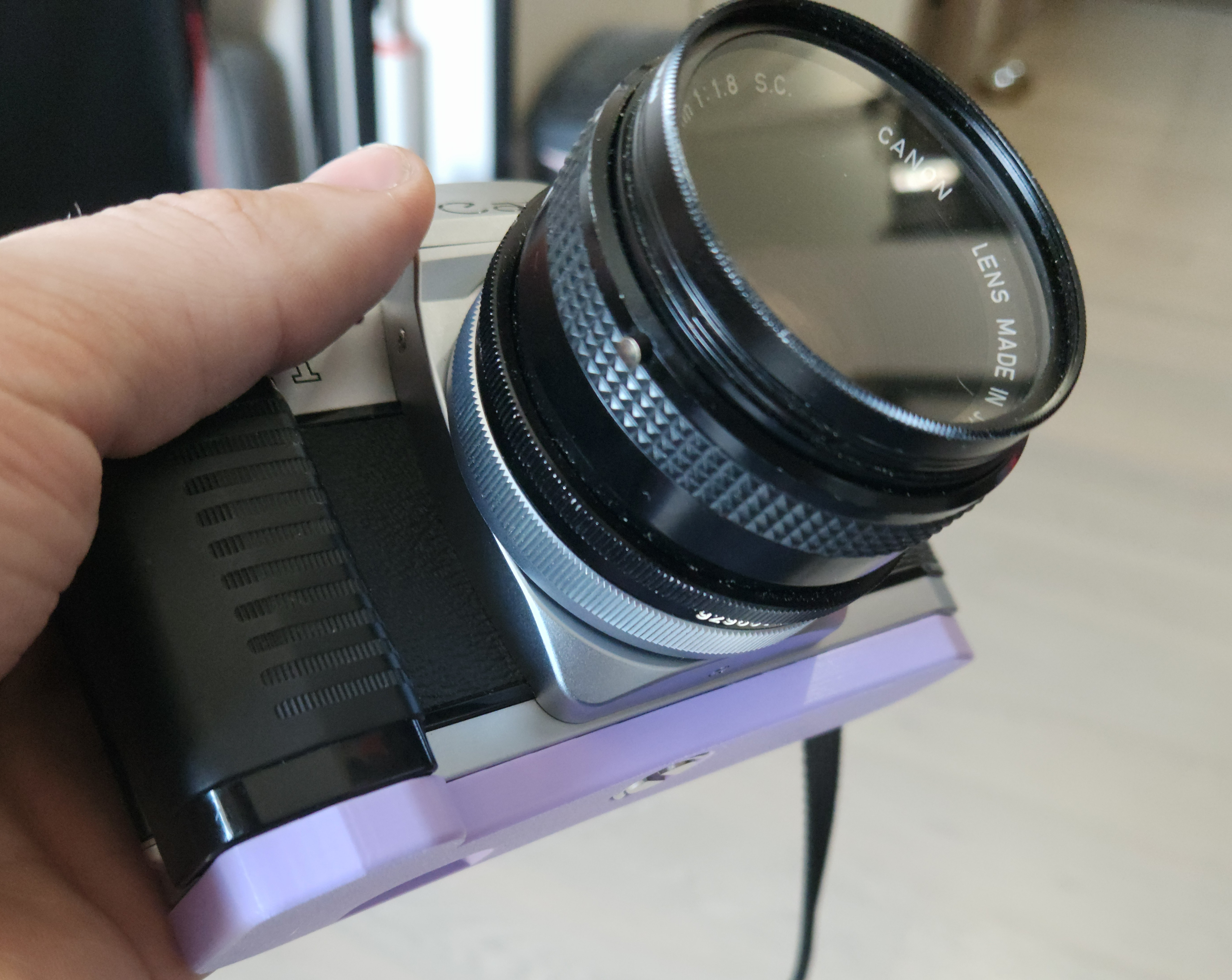 Canon AL-1 Camera Battery replacement plate 3D model