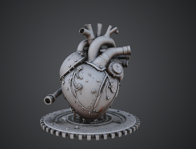 Mechanical Heart – Steampunk Engine Core