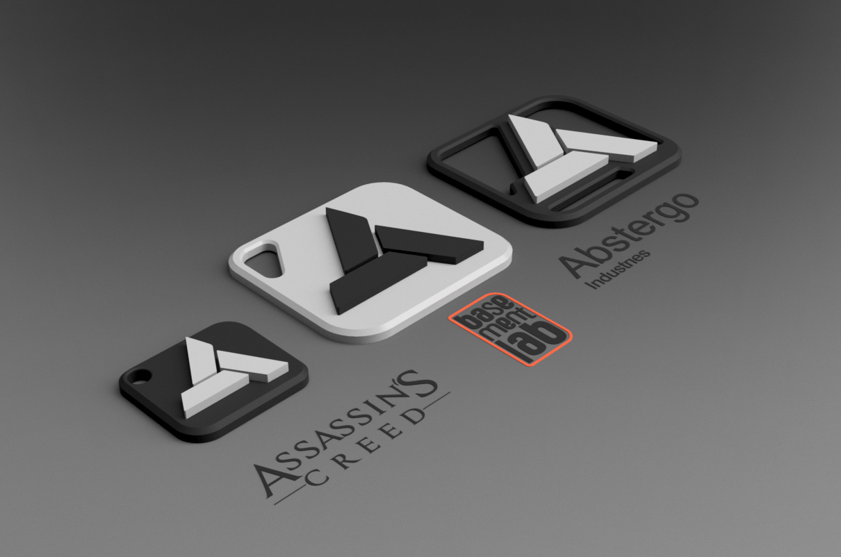 Abstergo Industries - Assassin's Creed  - Key chain - Portachiavi - Porte Clès - 钥匙链