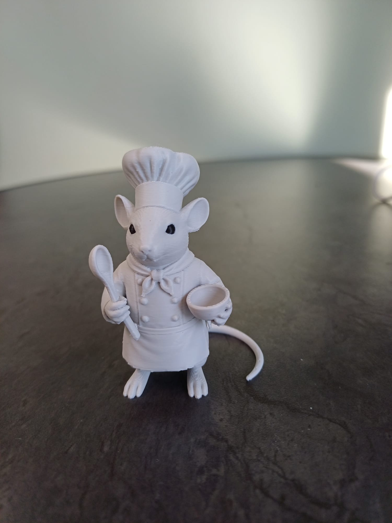 Chef Mouse Figurine