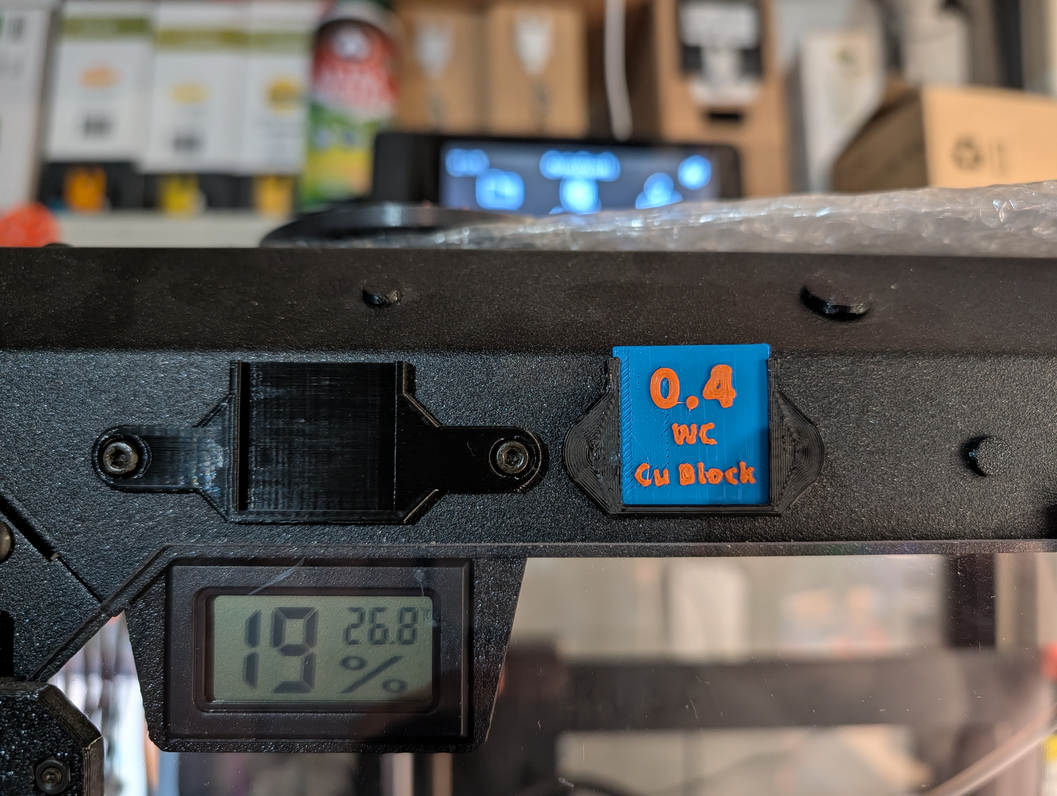 Original Prusa Enclosure magnetic nozzle sign/plate for Nextruder organizer