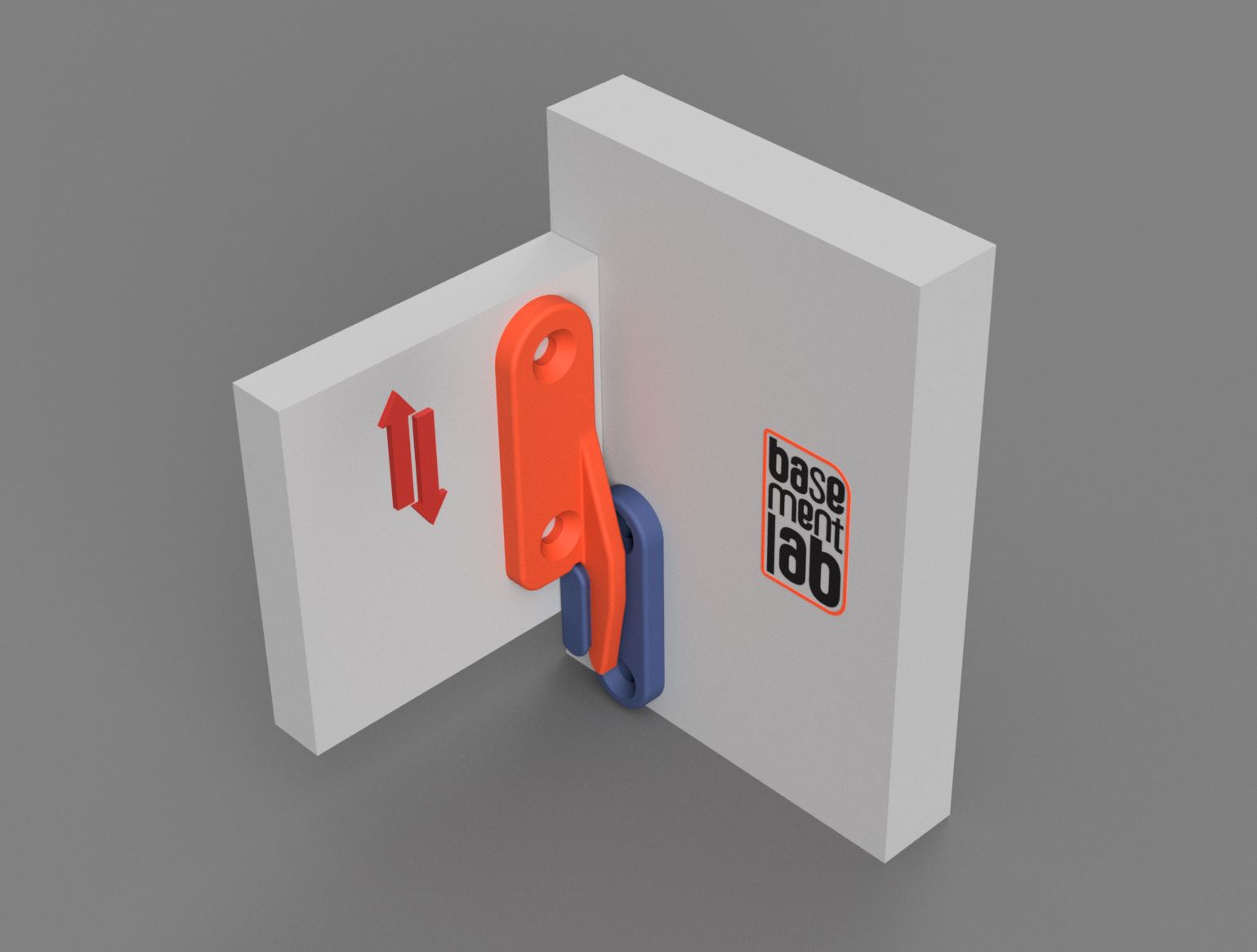 Wall mount - Side fastening system with security clip - Sistema di aggancio laterale — thumbnail 5