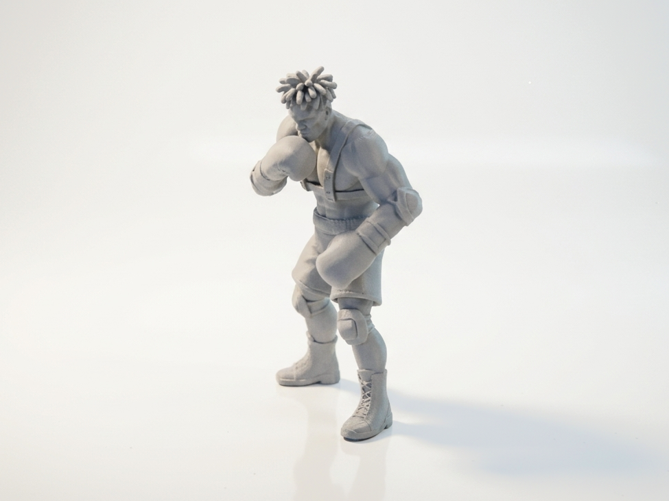 Buff Boxer Fighter Figurine 3D Printable
