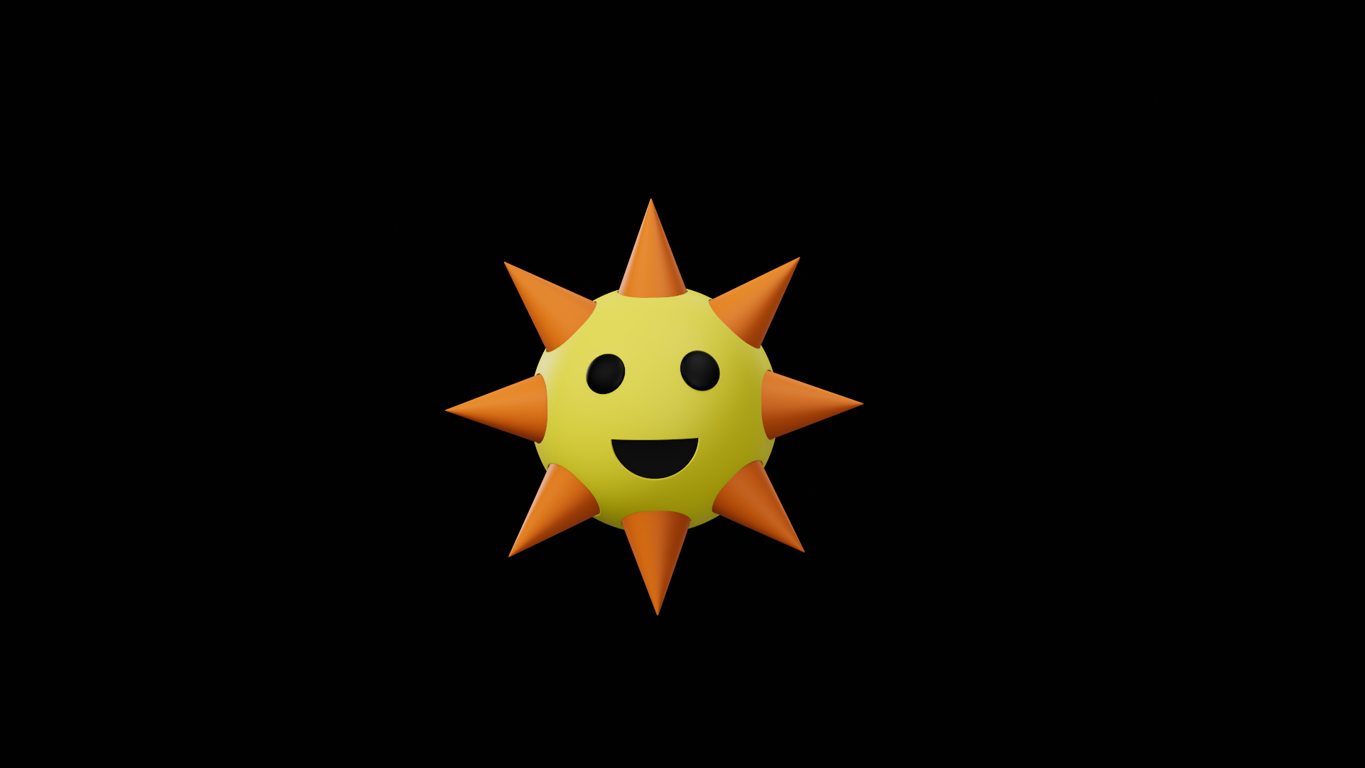 Miniatura 2 do modelo 3D Mr. Sun – Sprunki Collection | 3D Printable Character