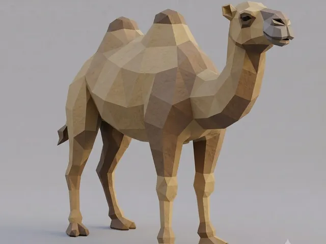 Low Poly Camel