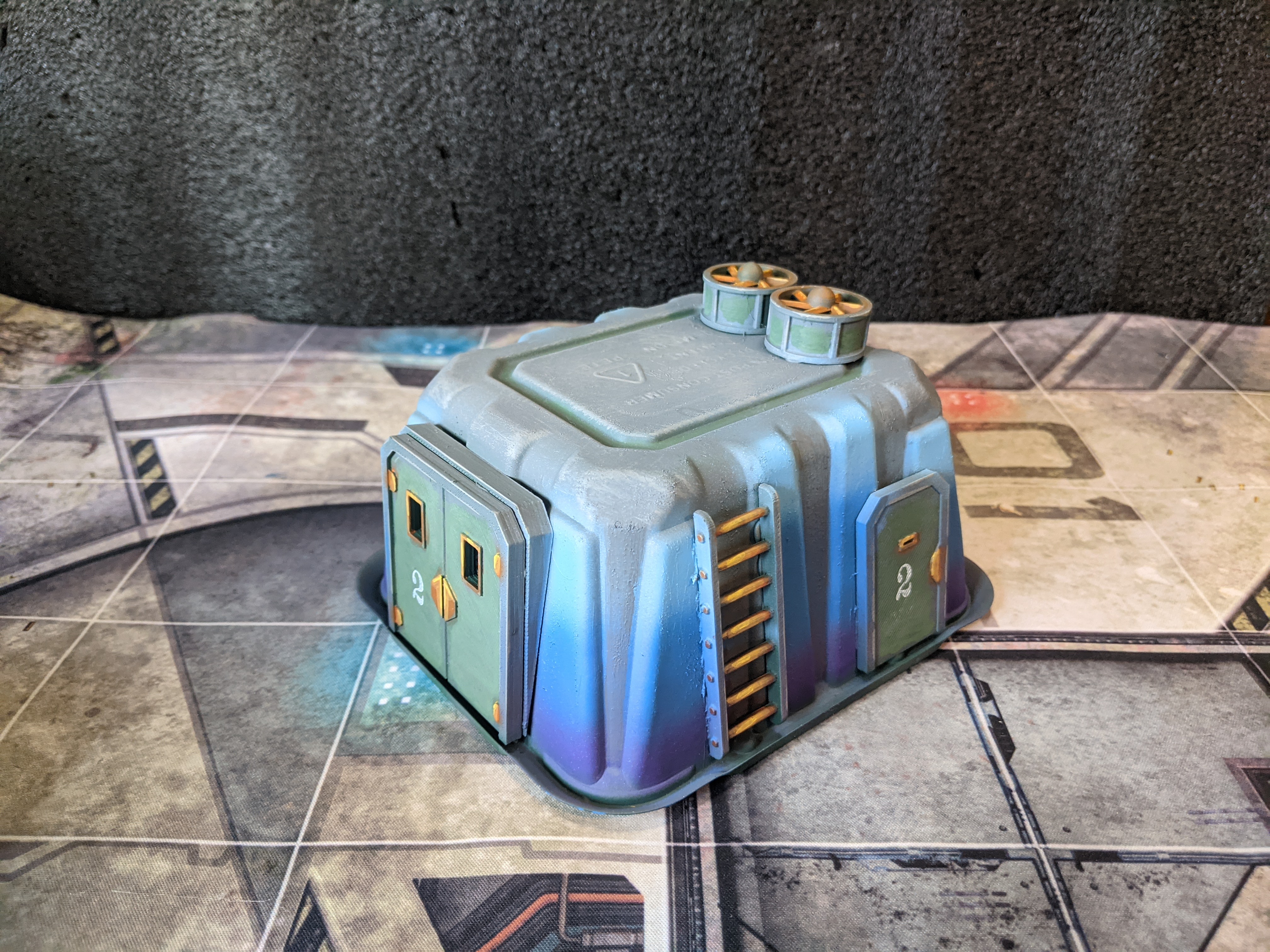 Mushroom Container Depot - Sci Fi Greebles